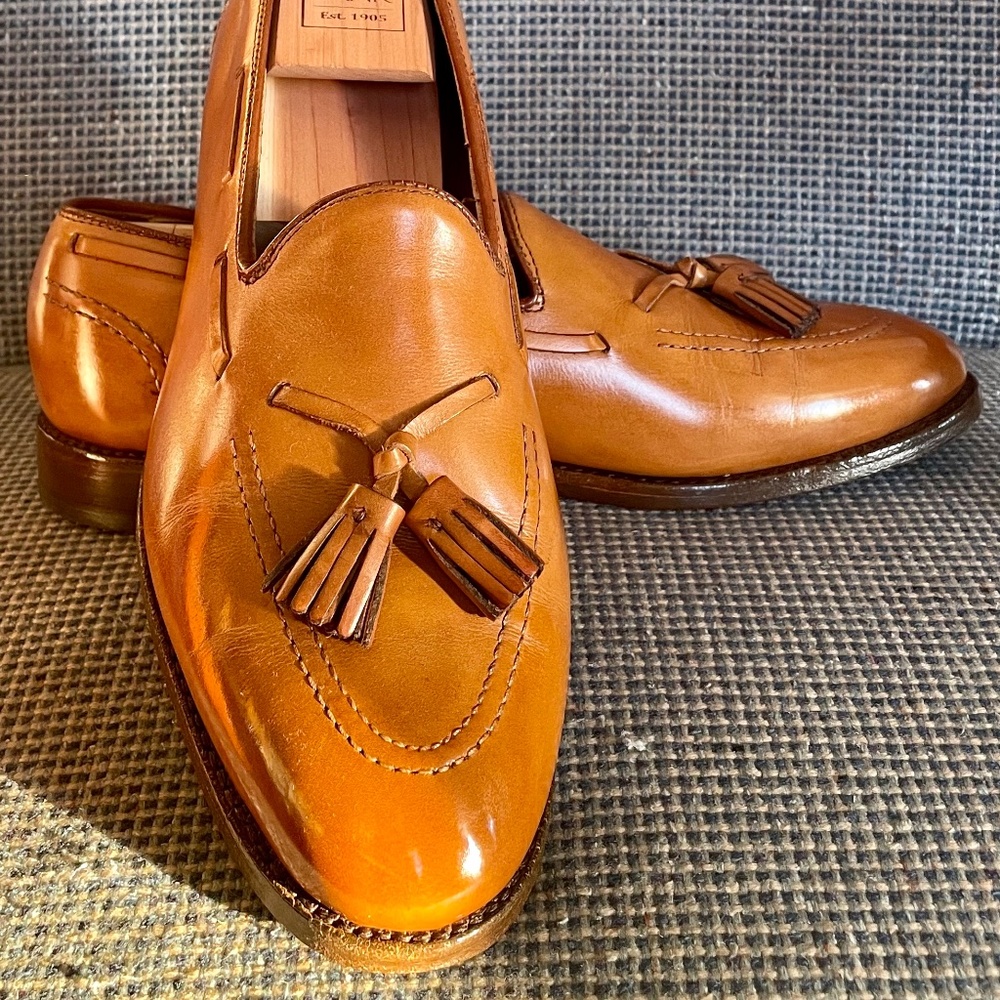 Allen Edmonds Acheson Walnut Tassel Loafer